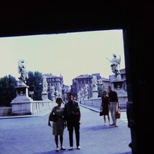 Vintage 126mm Photo Slide Rome Italy Roma Italia European Vacation 1960s Statues