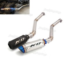 For CF-Moto 650MT 650NK 400NK Exhaust Mufflers DB Killer Connect Mid Pipe System
