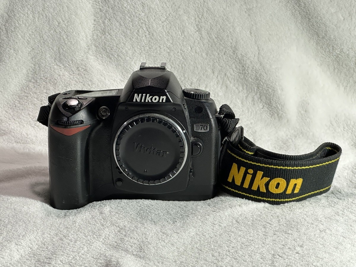 Nikon D D70 Digital SLR Camera Body Untested-Parts Or Repair-With 