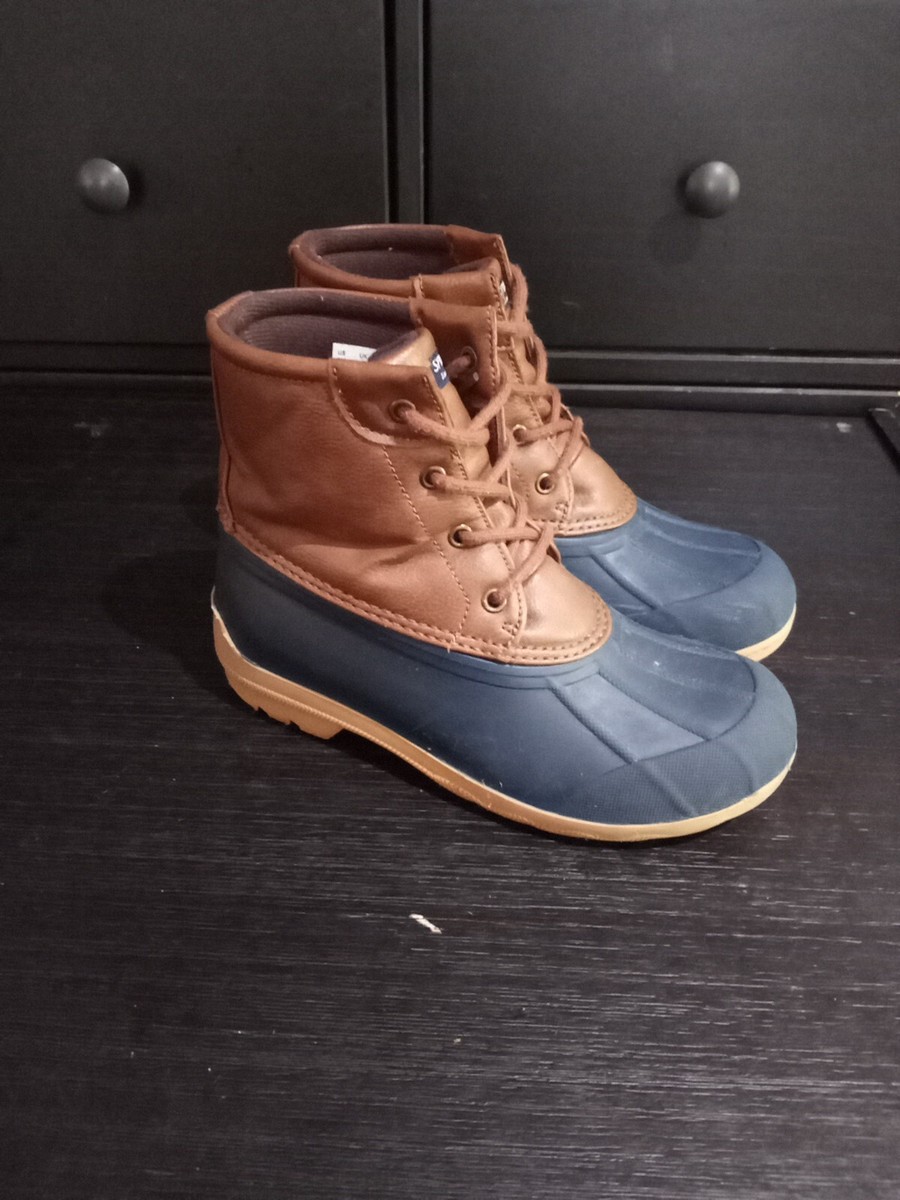 Sperry Port Duck Youth Boys Blue, Brown Casual Boots SCK263661