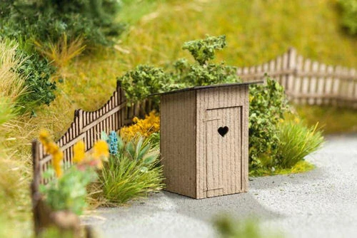 Noch 14359 Outhouses (2) Laser Cut Minis Kit - Picture 1 of 1