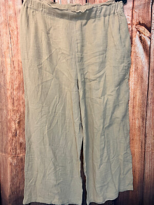 BNWT Ladies Size 20 Anko Brand Peanut Cloth Baggy Straight Leg Pants