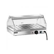 VETRINA CALDA BAR ESPOSITORE ALIMENTI BRIOCHE PIZZE 