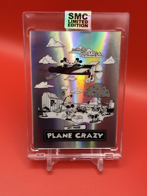 Saturday Morning Cards SMC 2024 Plane Crazy Mickey Mouse Silver