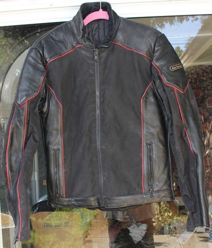 Hein Gericke Black Red Leather 