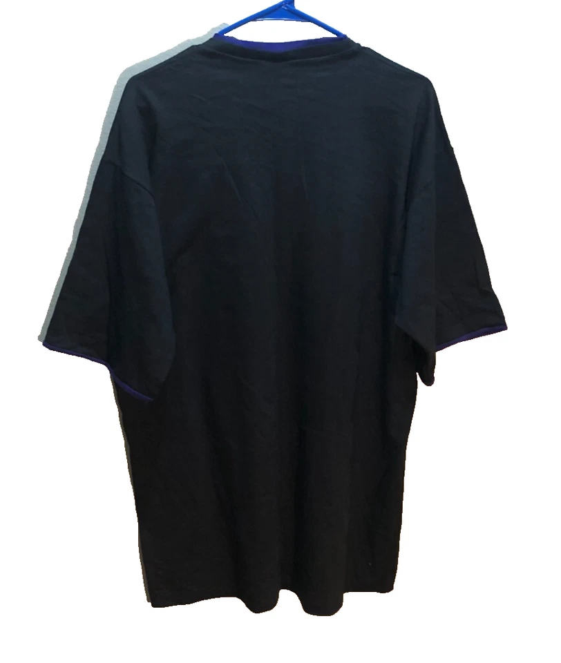 Lee Greenwood Richards Southern C&W Vintage 90s Hawk Black USA Ringer T-Shirt XL - Image 2 of 2