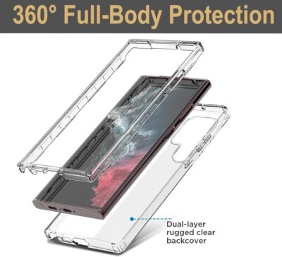 360 Hülle Voll Schutz Hülle für Samsung Galaxy S25 Ultra, S25 Edge, S25+, S25
