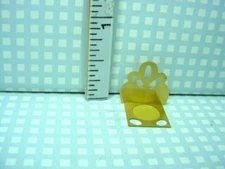 Miniature Toothbrush Holder Brass-tone Metal 1/12 Scale
