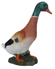 VERDELOOK Statua di Germano reale in poliresina 31x12x36cm