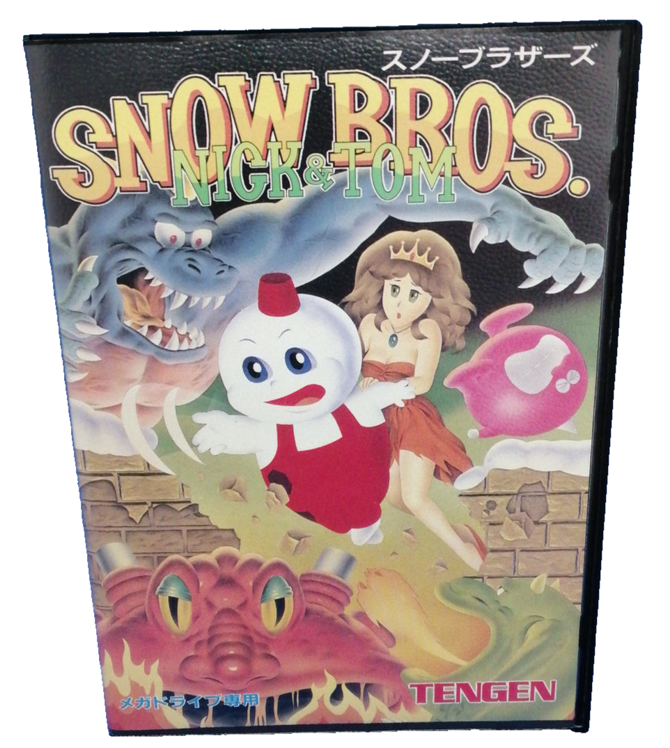 Tengen Sega Mega Drive Snow Bros. Nick & Tom Japan MD Game 241225 
