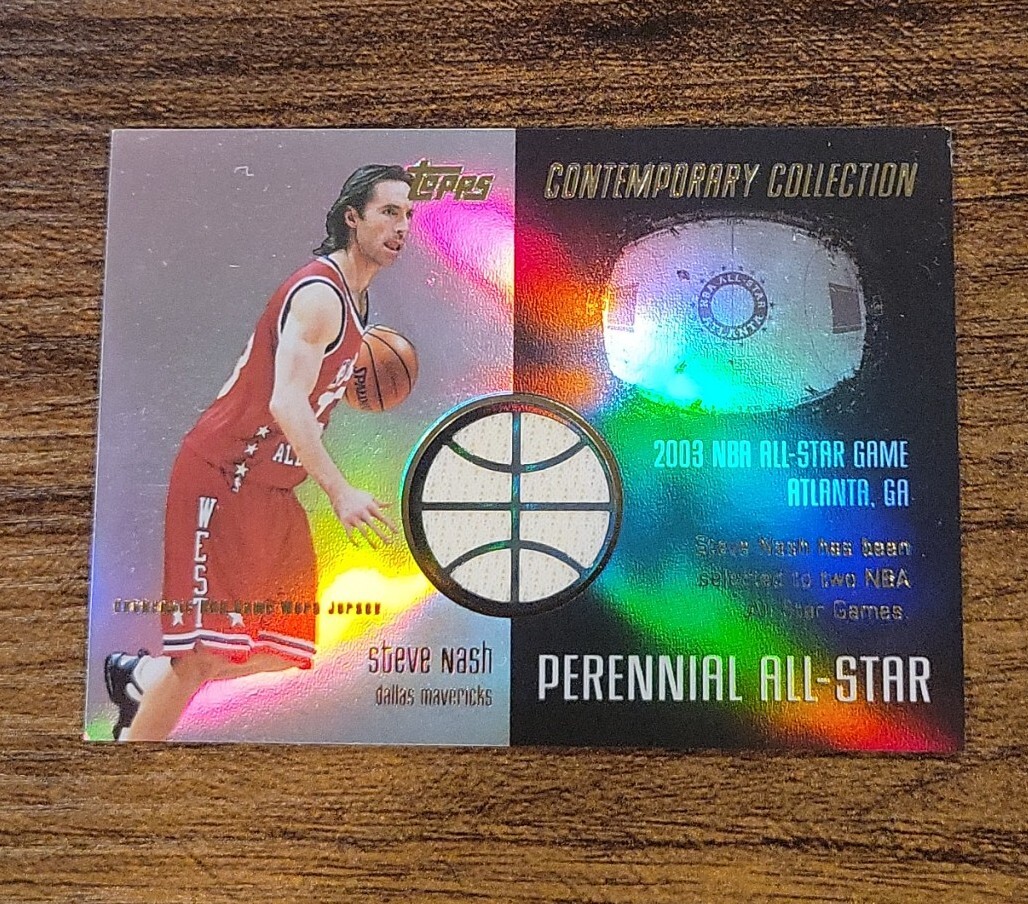 Steve Nash 2003-04 Topps Contemporary Collection Game Worn All Star Jersey /250 