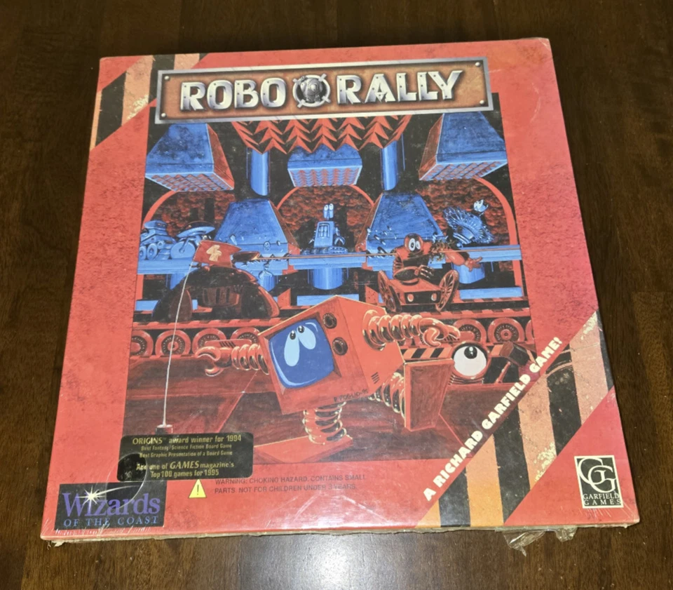 Robo Rally 1995 - New in original shrinkwrap, shrink has some tears in it - Image 2 of 4