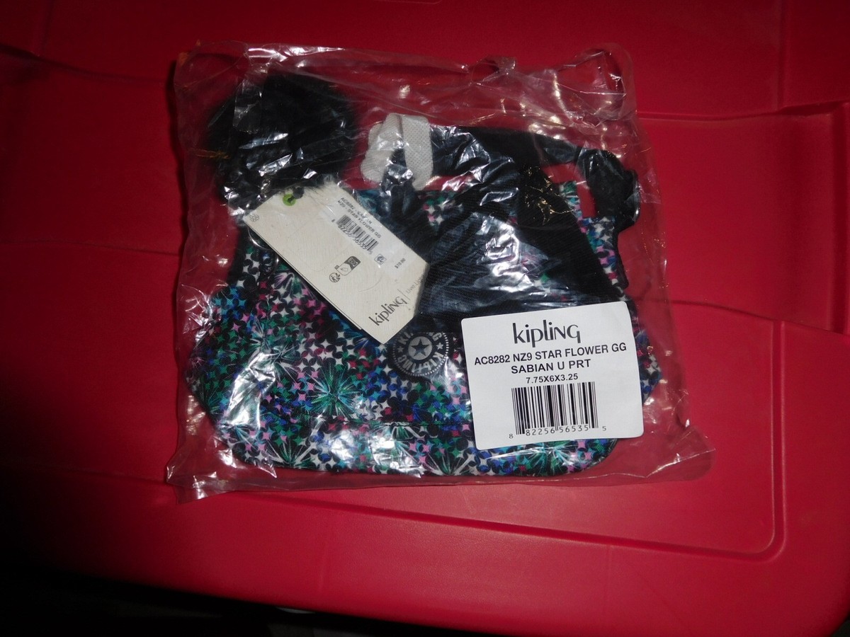 NWT KIPLING SABIAN MINI STAR FLOWER PRINT crossbody purse | eBay