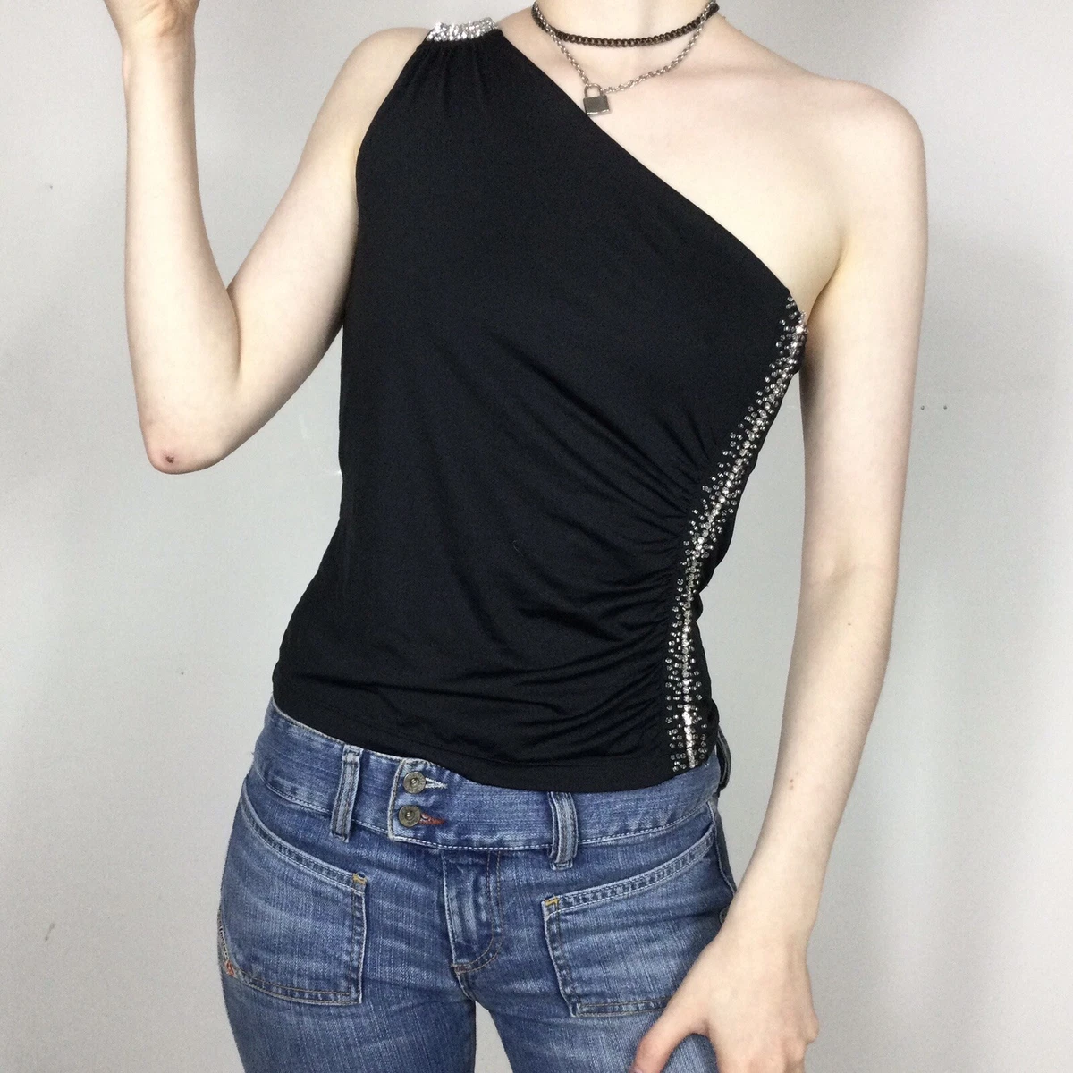 Next 2008 One Shoulder Top S 8 Kookai Cute Baby Girl New Look