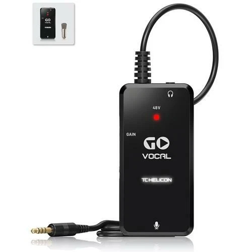 TC HELICON GO VOCAL PREAMPLIFICATORE MICROFONICO INTERFACCIA PORTATILE PER DISPO - Foto 1 di 1