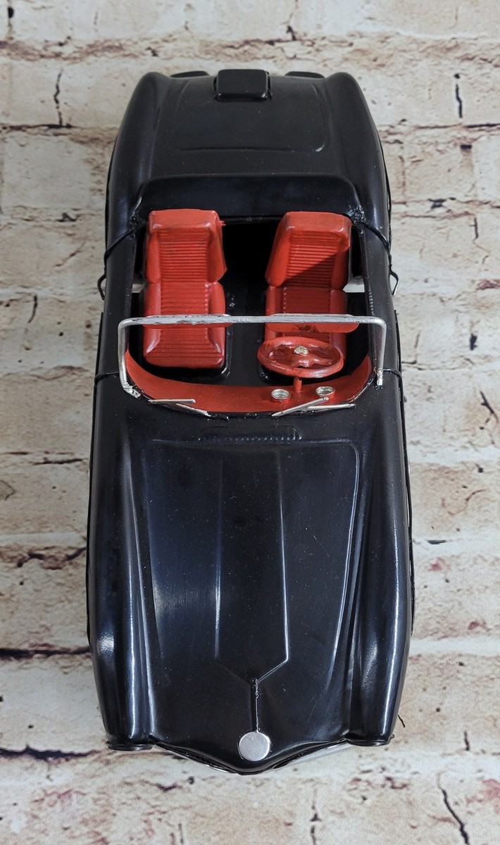 1957 BMW 507 Black Metallic with Red Interior 1/12 Diecast