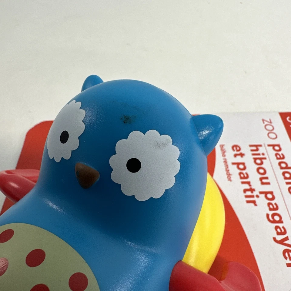 Juguete de baño para bebé Skip Hop, Zoo Paddle & Go Owl juguete de baño de cuerda NUEVO (Marcas) Foto 3 de 4