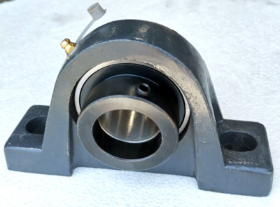 Premium HCPE207-23 Pillow Block 1-7/16'' w/Collar Locking & SOLID BASE NAPL207-23