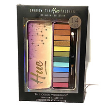 the color workshop eye shadow tin HUE palette...