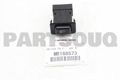 MR168573 Genuine Mitsubishi SWITCH,FR FOG LAMP | eBay