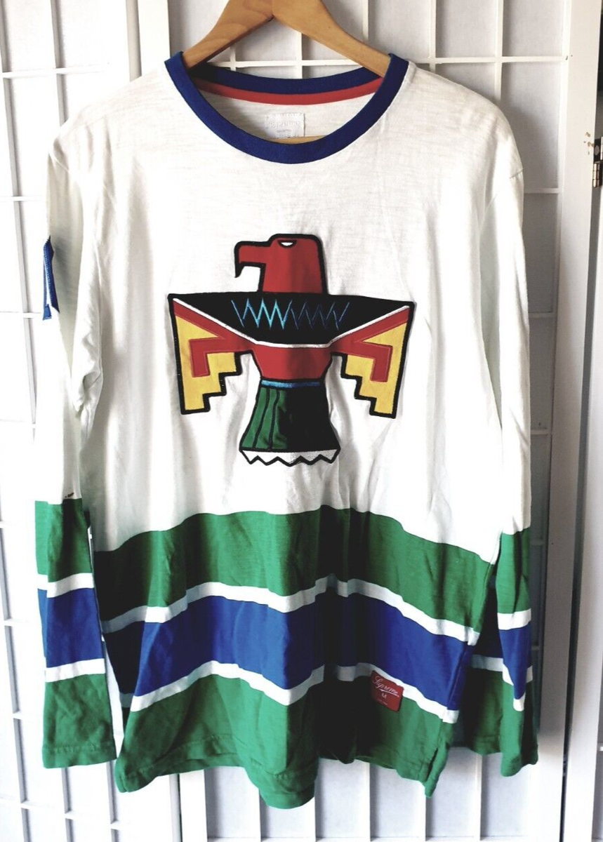 RARE* SUPREME THUNDERBIRD FW10 HOCKEY JERSEY 100% COTTON SIZE M