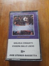 GIGLIOLA CINQUETTI - Stasera ballo liscio - Audio Cassetta, Musicassetta