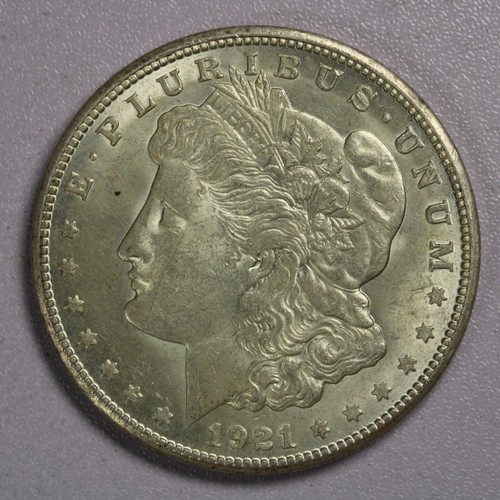 1921-S Morgan Silver Dollar - AU/UNC