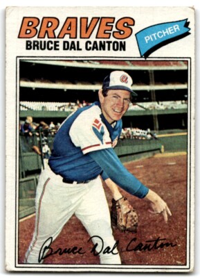 1977 TOPPS BRUCE DAL CANTON ATLANTA BRAVES #114