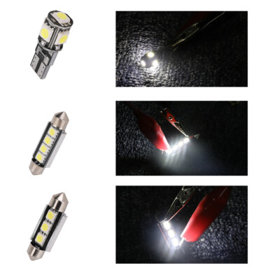 25x SMD LED Innenraumbeleuchtung Set CANBUS 7000K Lampe Xenon Für BMW 5er E39