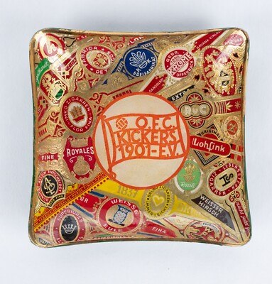 Aschenbecher Offenbacher Kickers O.F.C Kickers 1901 Vintage Fußball Fanartikel