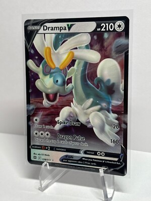 drampa v pokemon card value - 128/172 Ultra Rare Colorless Rule Pokemon TCG Drampa V card