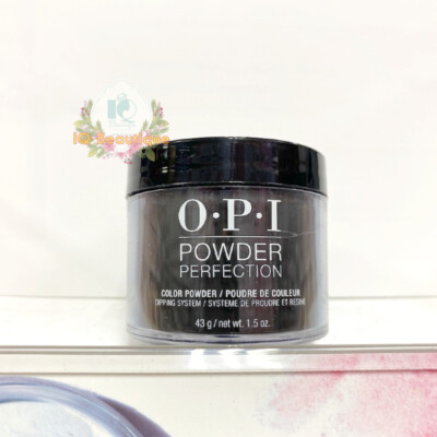 OPI Powder Perfection Dip Powder 1.5oz - DPT02 Black Onyx