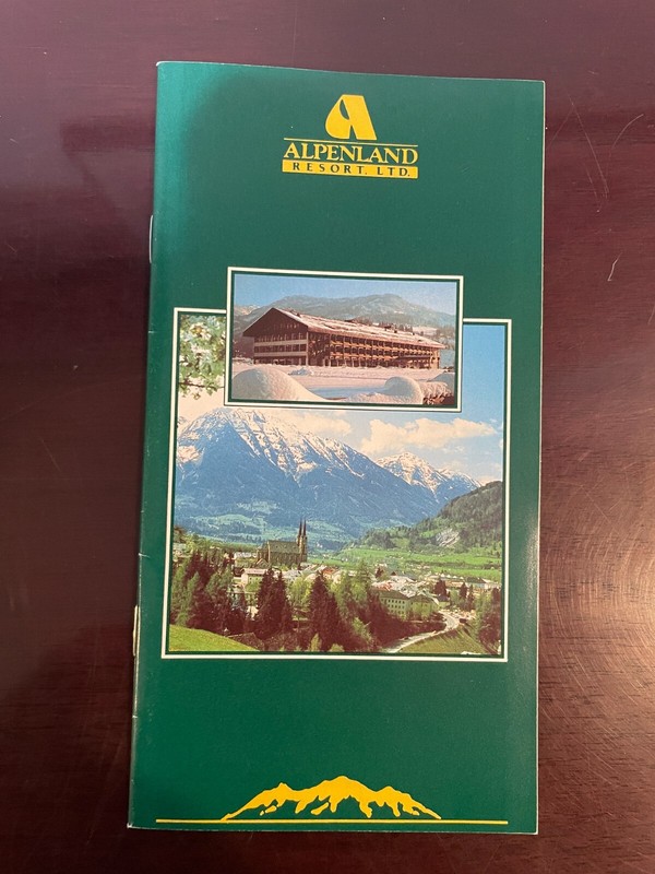 Alpenland Resort LTD  Booklet -St Johann im Pongau - Austria - Things do - Ads