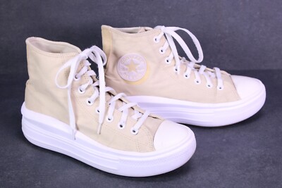 Converse Sneaker All Star Move Platform HI Damen Chucks Gr. 40 beige CH1-846