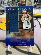 2024 Panini Origins WNBA Alissa Pili Auto Patch RC 20/25 Minnesota Lynx