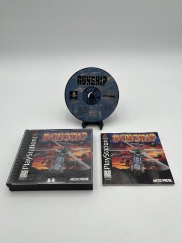 Gunship (Sony PlayStation 1, 1996) PS1 Complete W/ Manual CIB - Picture 1 of 3