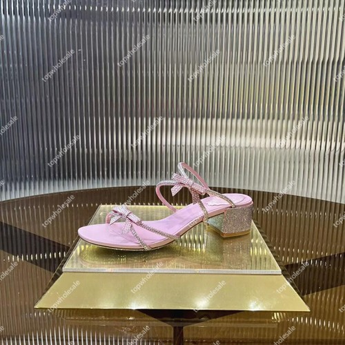 Scarpe sandali donna eleganti con fiocco strass - Foto 14 di 20