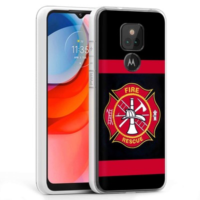 Phone Cover Case for Motorola Moto G Play 2021, Fire Rescue