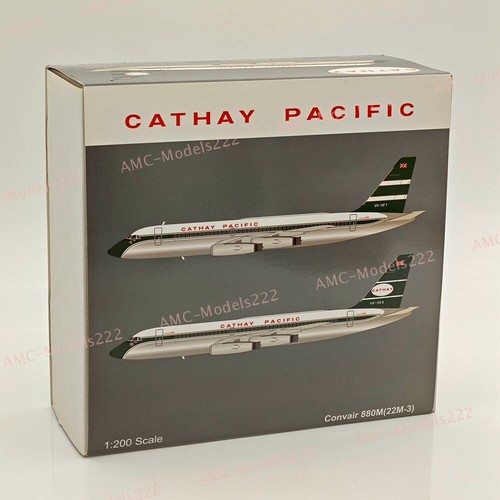 Modelos Diecast CATHAY PACIFIC VR-HFY / Convair 880M (22M-3) / CON SOPORTE 1:200 - Imagen 7 de 7