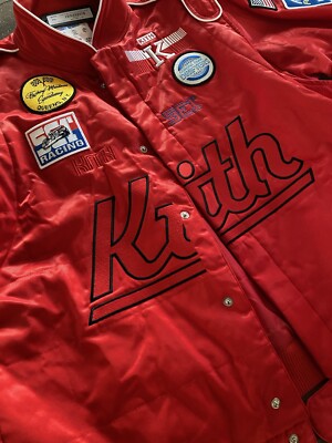 RARE** NEW Kith Racing Jacket Red Sz. XXL Authentic With Tags | eBay