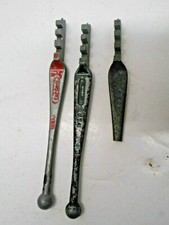 Lot Of 3 Vintage Glass Cutters Red Devil, Fletcher Unknown Chrome Hand Tools