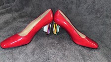 Stuart Weitzman, Vintage, Red, Patent Pumps Heels,Multi color heel, 6 1/2