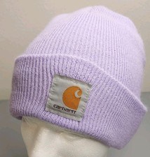 Carhartt Beanie Hat Cap Light Purple One Size Outdoors Work Wear Adult
