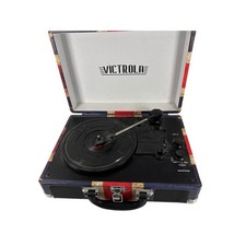 Victrola Record Player Unisex OS Union Jack Good Bluetooth Suitcase Turntable