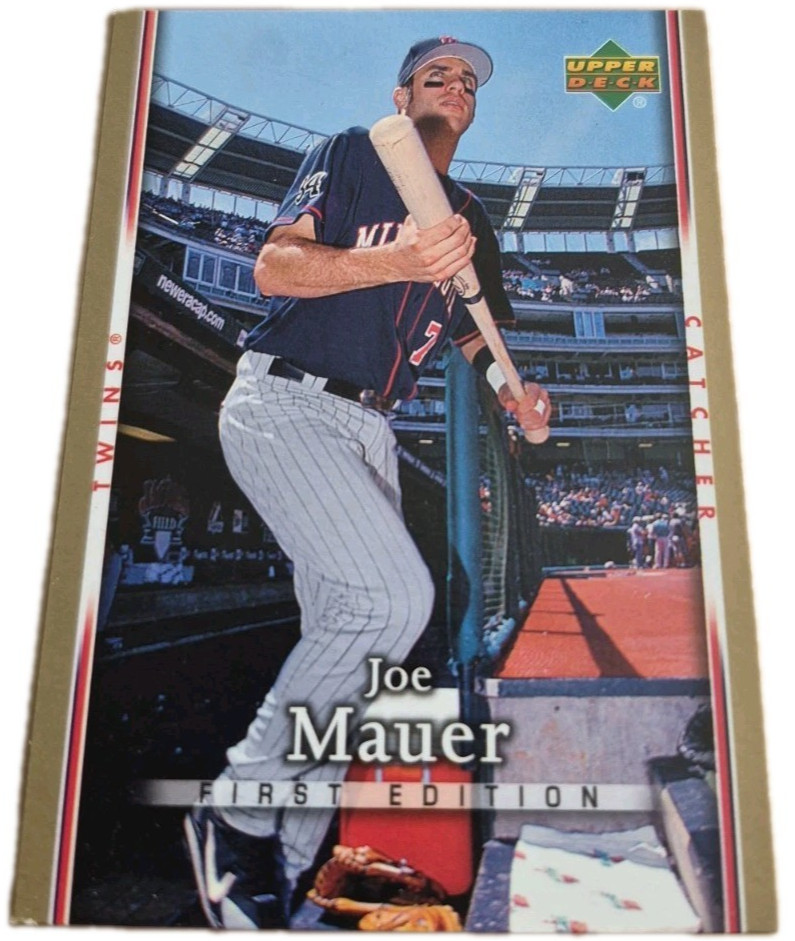 2007 Upper Deck First Edition Joe Mauer #113 Minnesota Twins Baseball Card (O5