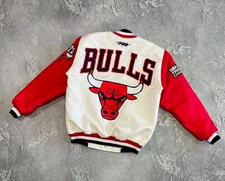 PRO Standard NBA Chicago Bulls Retro Varsity Men's Bomber Jacket Size L