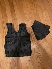 NUOVO Gilet Pesato Regolabile con Spalle Imbottite e Pacchi Pesi, Senza Piastre