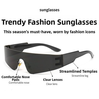 Bequem sitzende Sonnenbrille blendfrei Brillen klar True-Color Vision