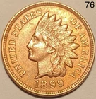 1899 Indian Head Penny Cent