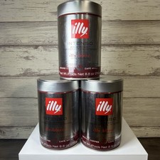 illy Intenso Bold Roast Espresso Ground Coffee- 8.8oz Lot Of 3